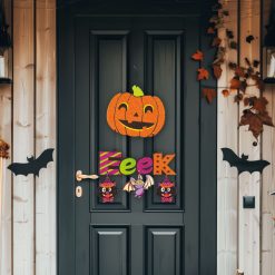 Halloween-i dekoráció - tök  - akasztható - 45 x 23 cm