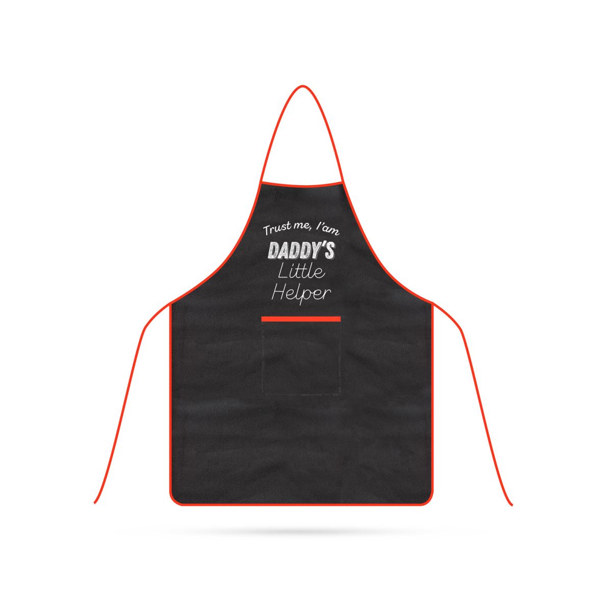 Grill kötény - gyerek méret - 44 x 60 cm - fekete