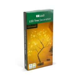 LED-es asztali fa dekoráció - melegfehér - érintőgombos, elemes, USB-s - Image 2