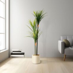 Műnövény dekoráció - Dracaena Marginata - zöld - 1,2 m