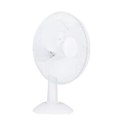 Asztali ventilátor - 23 cm - 22 W - 2 sebesség - oszcilláló - fehér - 220-240V AC