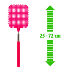 Légycsapó - teleszkópos - műanyag - 25 - 72 cm - 4 szín - Image 2
