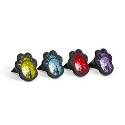 Leszúrható LED szolár - katica - színes - fekete - műanyag - 9 x 9 x 8,5 cm - Image 2