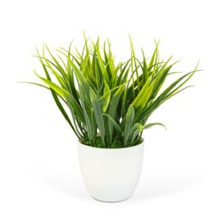 Műnövény dekoráció - műfű - zöld - 20 x 8 cm - Image 2
