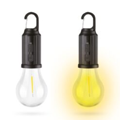 Akasztható szolár lámpa - villanykörte alakú - USB-C - 100 lumen - 400 mAh - Image 2
