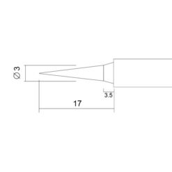 Alternative view of Pákahegy 28003-as pákához - 2 db / bliszter