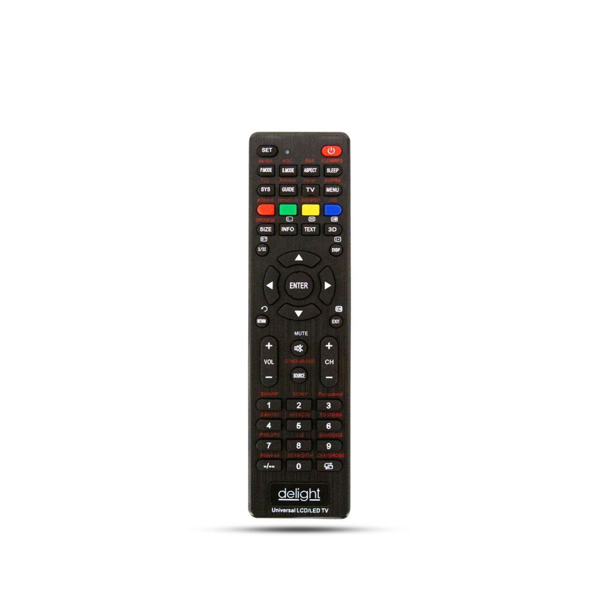 Univerzális TV távirányító - 250+ típushoz - fekete - 2 x AAA - Image 2