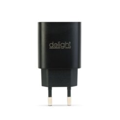 Alternative view of Hálózati Adapter USB + Type-C PD20W gyorstöltéssel - fekete