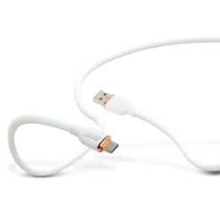 Adatkábel - Type-C / USB-A - fehér - 1 m - 2.4A - 12 W - Image 2