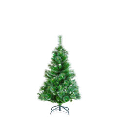 Műfenyő - 120 cm - ezüstfenyő dús ágakkal - PVC - havas - Image 2