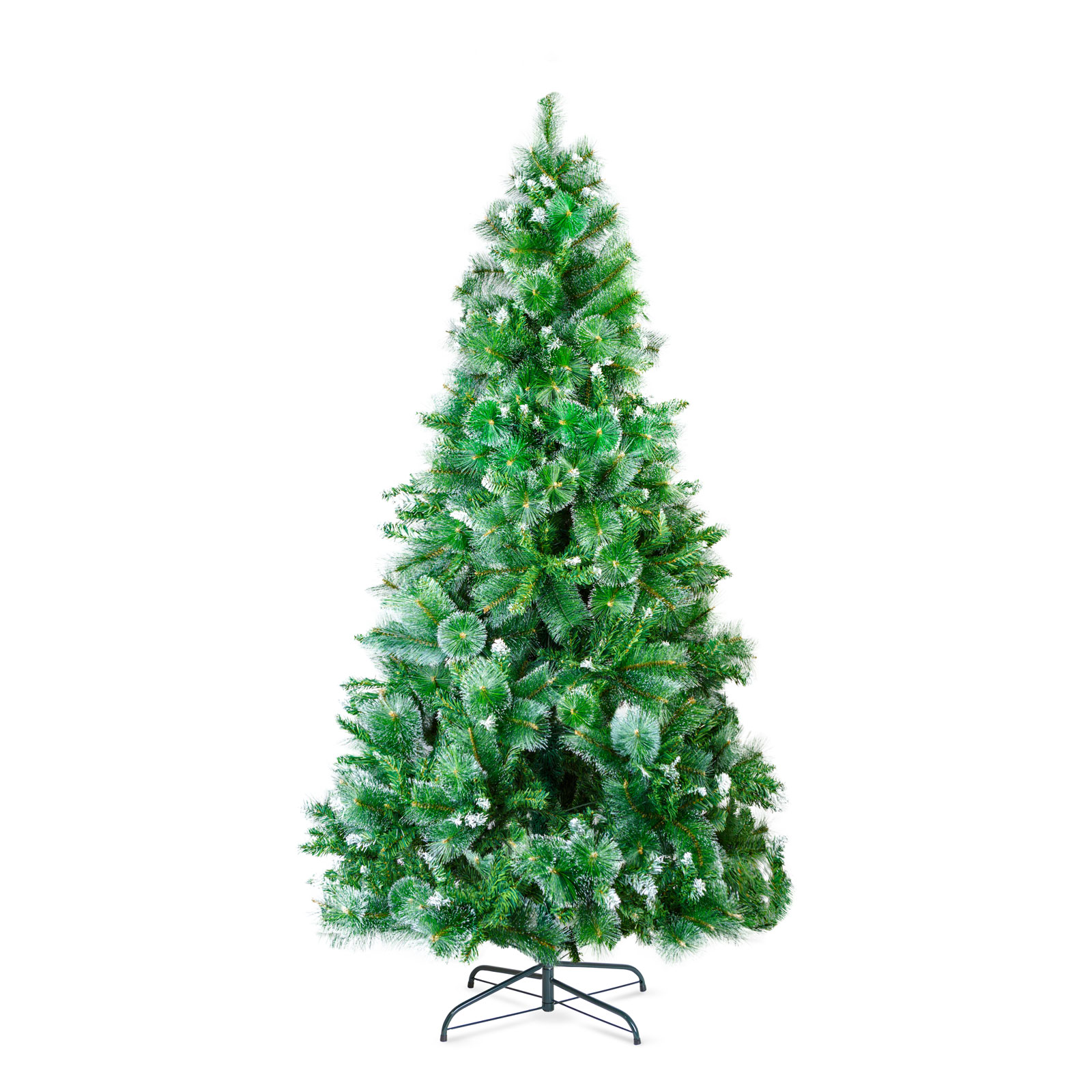 Műfenyő - 210 cm - ezüstfenyő dús ágakkal - PVC - havas - Image 2