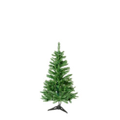 Műfenyő - 90 cm - Nordmann - PVC - sötétzöld - Image 2