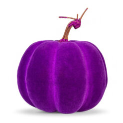 Alternative view of Halloween-i tök dekoráció - 16,5 cm - lila - habszivacs - glitteres