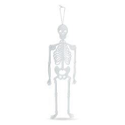 Alternative view of Halloween-i foszforeszkáló dekoráció - csontváz - 32 x 11 cm