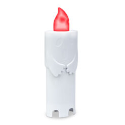 Alternative view of Halloween-i LED-es gyertya - szellem - 4 színű LED - 12 x 4,5 x 3 cm