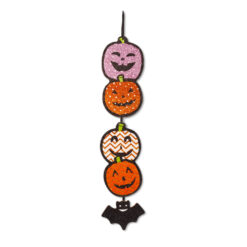 Halloween-i dekoráció - tök - akasztható - fa - 62 x 13 cm - Image 2