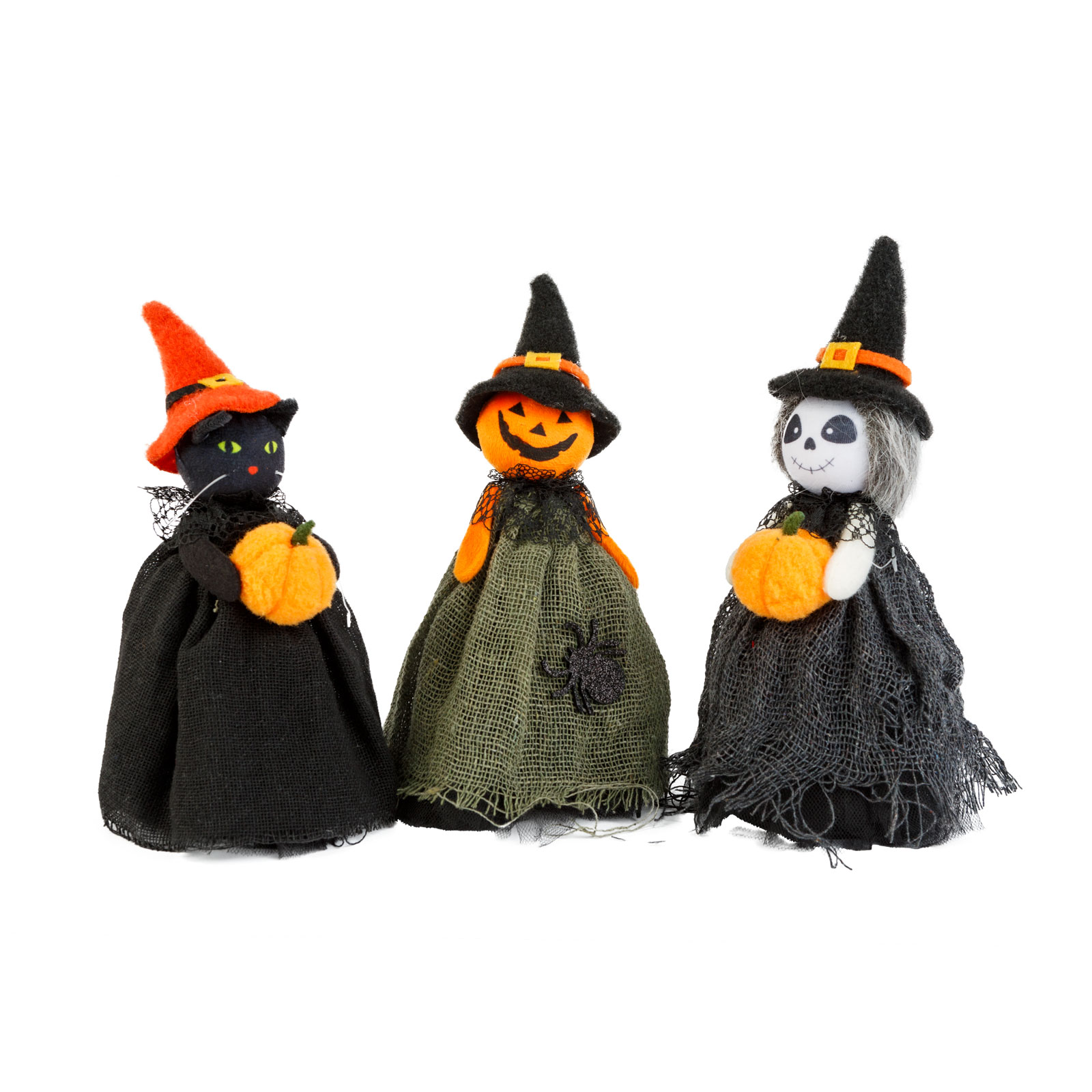 Halloween-i dekoráció - szellem, macska, tökfej - 21 cm - Image 2