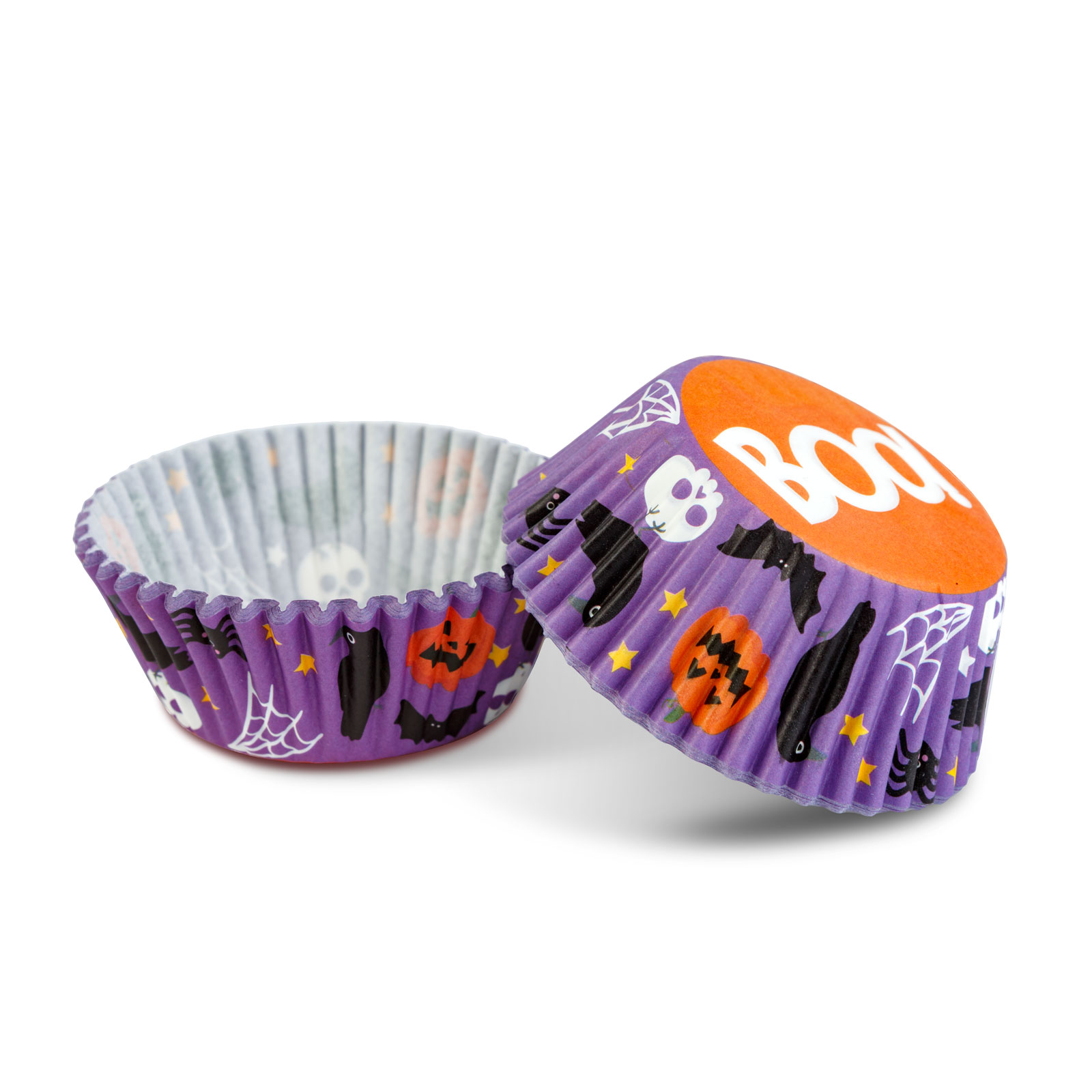 Halloween-i dekoráció - muffin papír szett - 50 db - 4 féle - 7 x 5 x 3,2 cm - Image 2