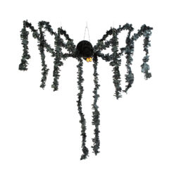 Halloween-i dekoráció - fekete pók - papír - 75 x 13 cm - Image 2