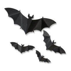 Halloween-i dekoráció - denevér szett - öntapadós - fekete - 30 db / csomag - Image 2