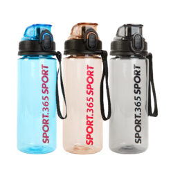 Alternative view of Sport kulacs - műanyag, átlátszó - 600 ml - 3 színben