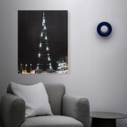 LED-es fali hangulatkép - "Burj Khalifa" -  2 x AA, 38 x 48 cm - Image 2