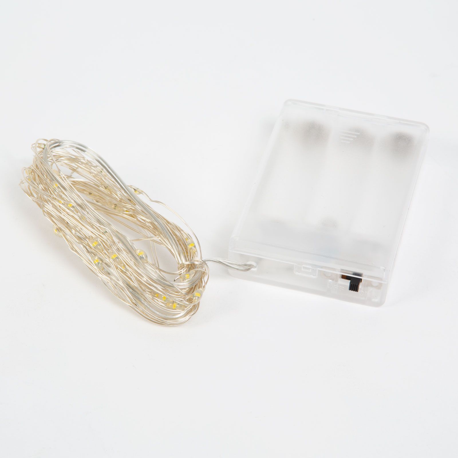 LED fényfüzér - 5 m - 50 LED - multicolor - 3 x AA - Image 2