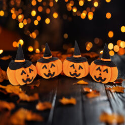 Halloween-i tök dekoráció - 10 x 10 x 15 cm - Image 2