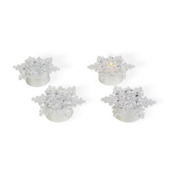 LED-es jégkristály dekoráció - elemes - 4 db / csomag - Image 2