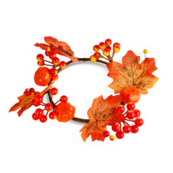 Őszi dekoráció - juharlevél koszorú - 22 cm - Image 2