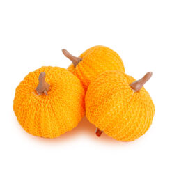 Őszi dekoráció - tök szett - csipeszes - narancssárga - 3 db / csomag - Image 2