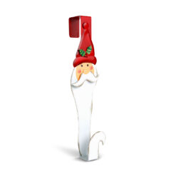 Karácsonyi kopogtató, ajtódísz tartó - fém - mikulás - 38 cm - Image 2