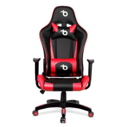 Alternative view of Gamer szék - derékpárnával, fejpárnával - piros