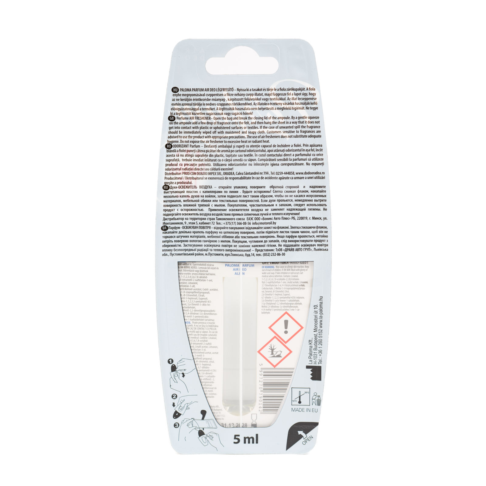 Illatosító - Paloma Parfüm Liquid - Alpin - 5 ml - Image 2