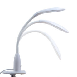 Alternative view of Asztali LED lámpa - nagyítóval - csipeszes - fehér