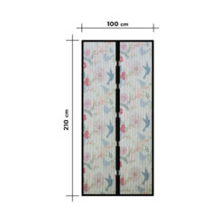 Szúnyogháló függöny ajtóra - mágneses - 100 x 210 cm - madár mintás - Image 3