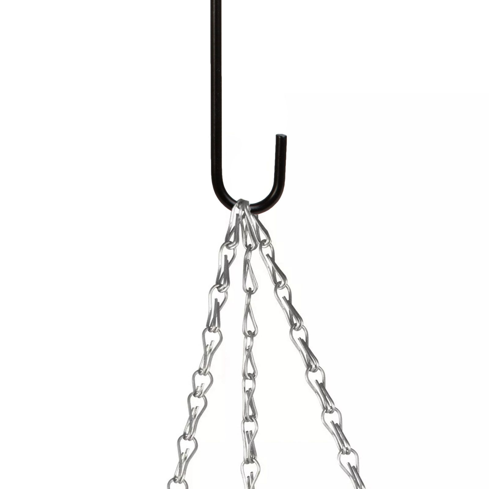 Fém virágcserép és kaspó akasztó konzol (30 x 4,5 cm, fekete, max. 10 kg) - Image 3
