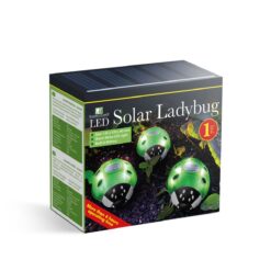 Szolár katicabogár - zöld - 14,5 x 12 x 6 cm - 6 melegfehér LED - Image 3