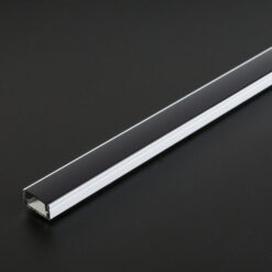LED aluminium profil sín - 2000 x 17 x 8 mm - U profil - fehér - Image 3