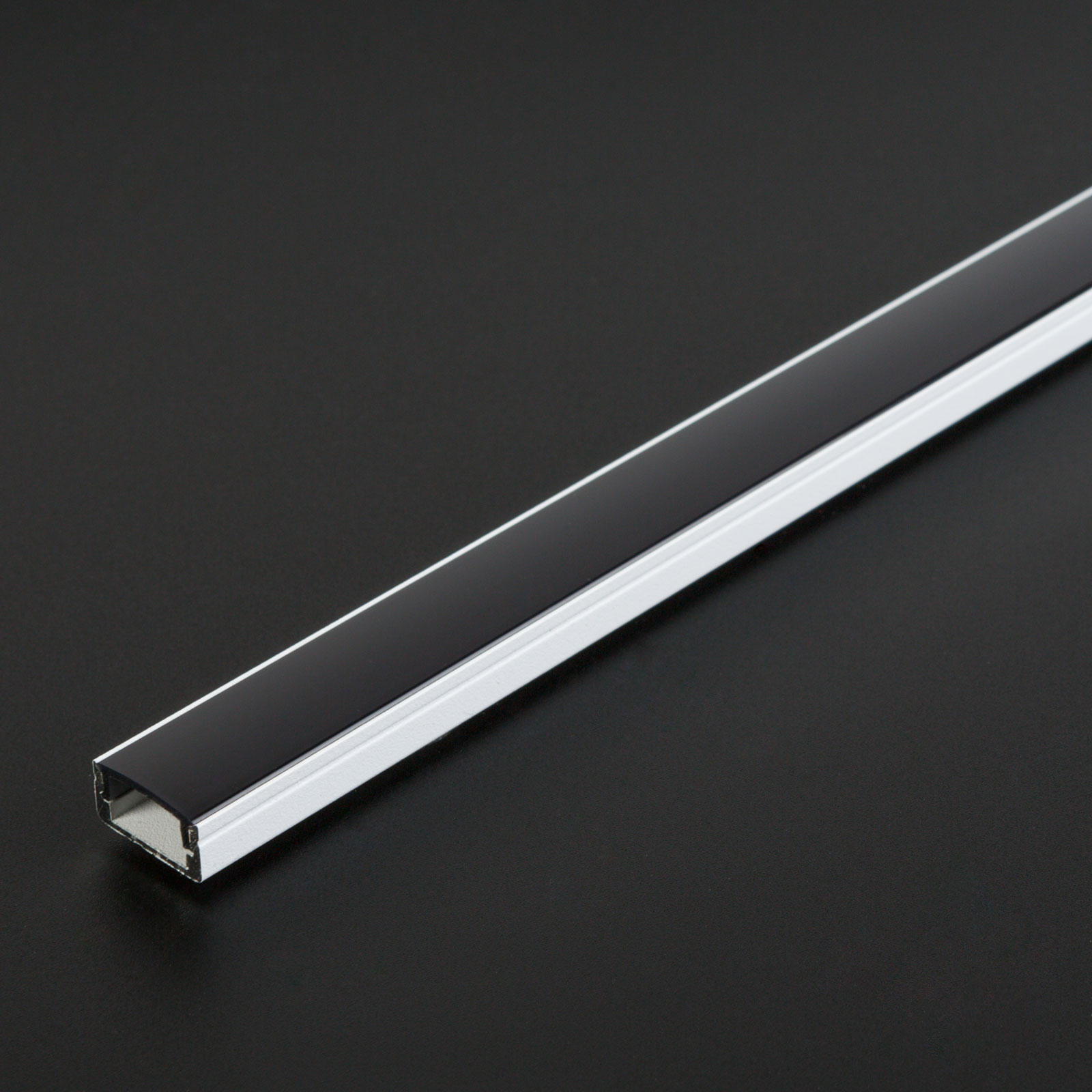 LED aluminium profil sín - 2000 x 17 x 8 mm - U profil - fehér - Image 3