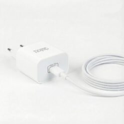 Adapter - Type-C - gyorstöltő, PD20W - fehér - Image 3