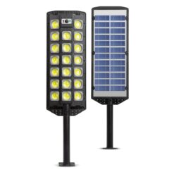Szolár fali reflektor - 520 SMD LED - 3000 lm - 20W - 4500 mAh - IP65 - Image 3