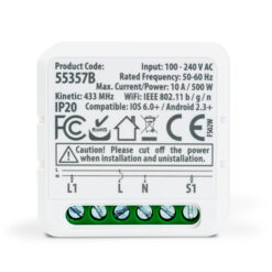 Smart-Kinetic kapcsoló vezérlőegység - 100-240 V AC, max 15A - Amazon Alexa, Google Home - Image 3