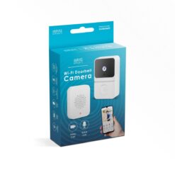 Smart videó kaputelefon szett - Wi-Fi-s, akkumulátoros - HD - fehér - Image 2