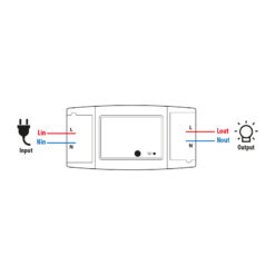 Smart Wi-Fi-s rejtett kapcsoló - 90-250V, 16A - Amazon Alexa, Google Home, IFTTT kompatibilitás - Image 3