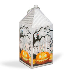 Halloween-i LED lámpás - tök - narancs LED - 2 x LR44 - 4 x 4 x 9,5 cm - Image 3
