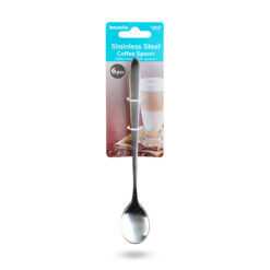 Rozsdamentes acél kávéskanál / latte macchiato kanál - 186 x 30 mm - 6 db / csomag - Image 3