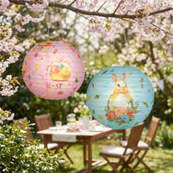 Húsvéti dekoráció - lampion - papír - Ø30 cm - Image 3