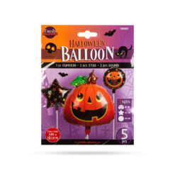Halloween lufi szett - tök - 5 db / csomag - Image 2