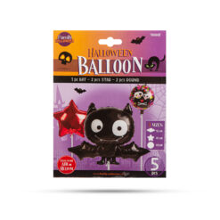 Halloween lufi szett - denevér - 5 db / csomag - Image 2